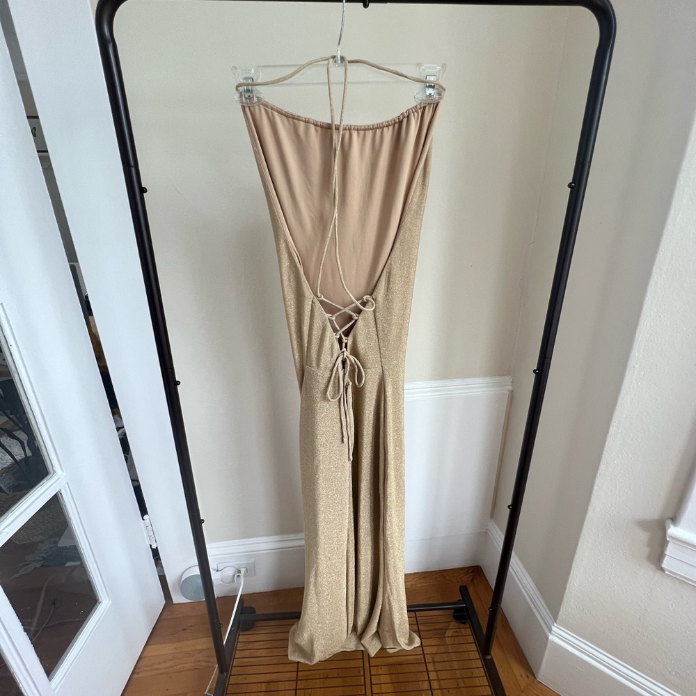 Greta Dress in Champagne
MISHA